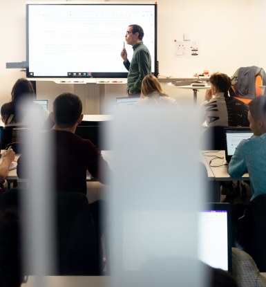 Étudiants pendant une lesson