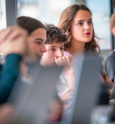 Un group d'étudiants du BBA d'emlyon