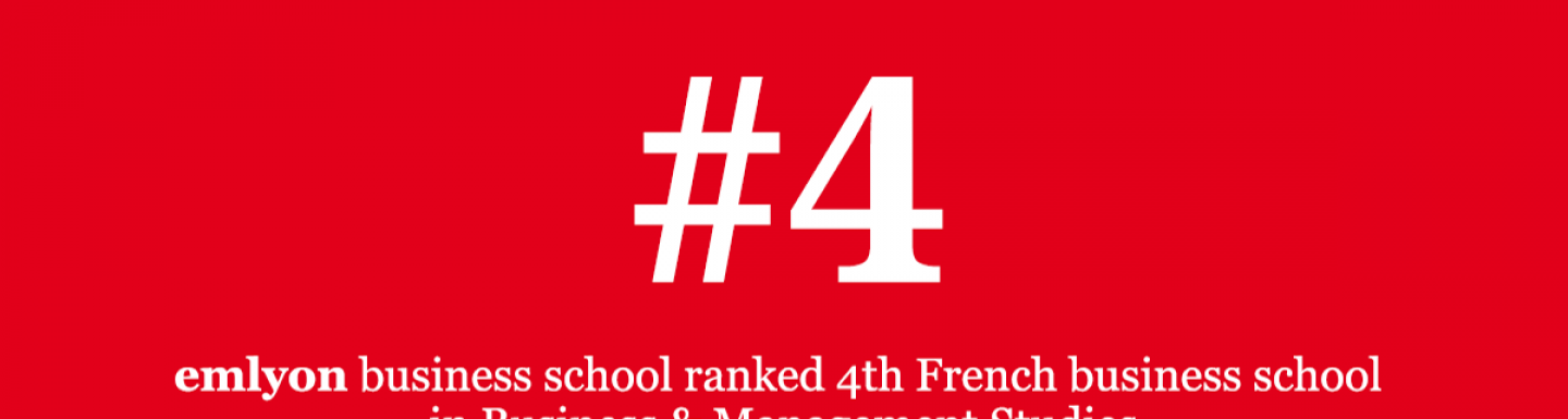 emlyon business school is ranked 4th among French schools in the QS World university rankings by subject 2022, which assesses the international reputation and scientific quality of higher education institutions worldwide.