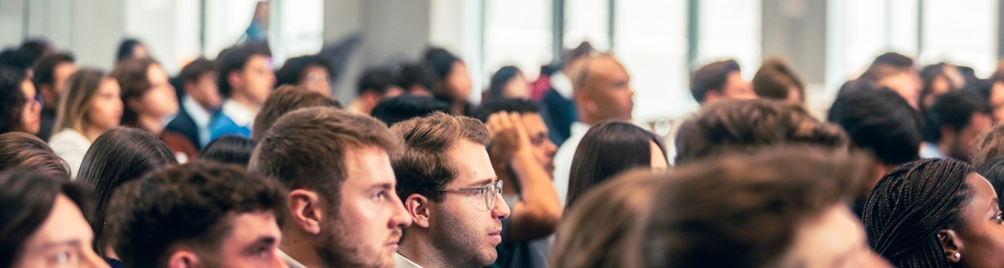 People during a conference