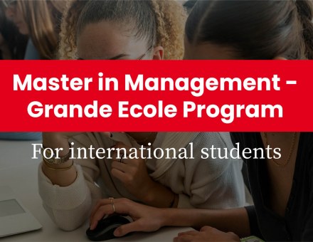 Introducing the Master in Management - Grande Ecole program