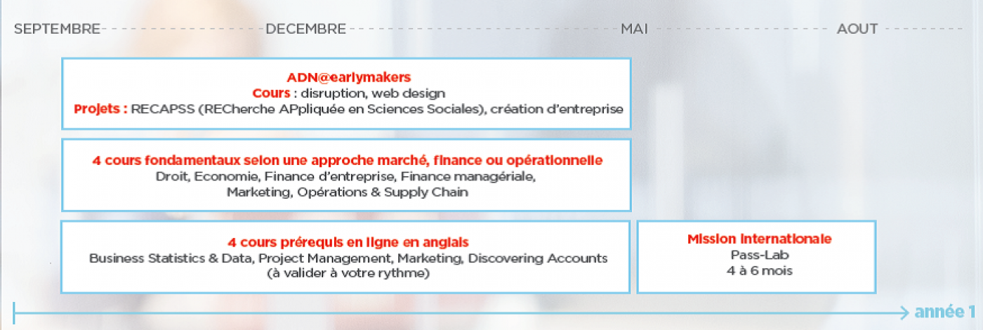 Temps forts année 1