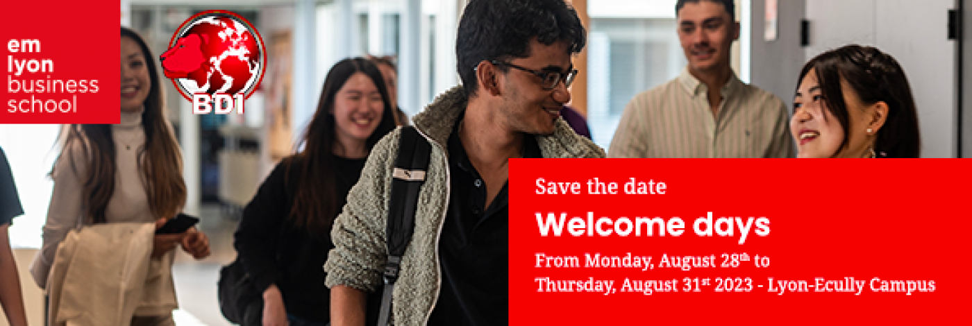Bandeau Welcome Days Campus Ecully