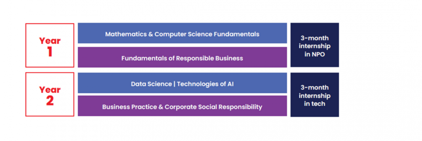 Structure programme BSC Y1 & Y2