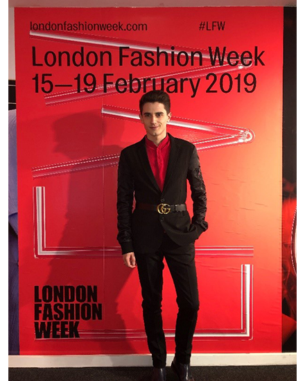 Benjamyn London Fashion Week portrait